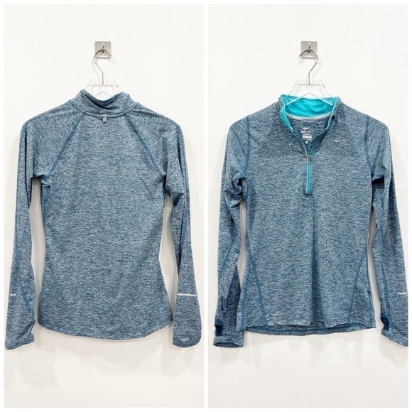 Nike Tops - Running Dri-Fit Element Half Zip Long Sleeve Top